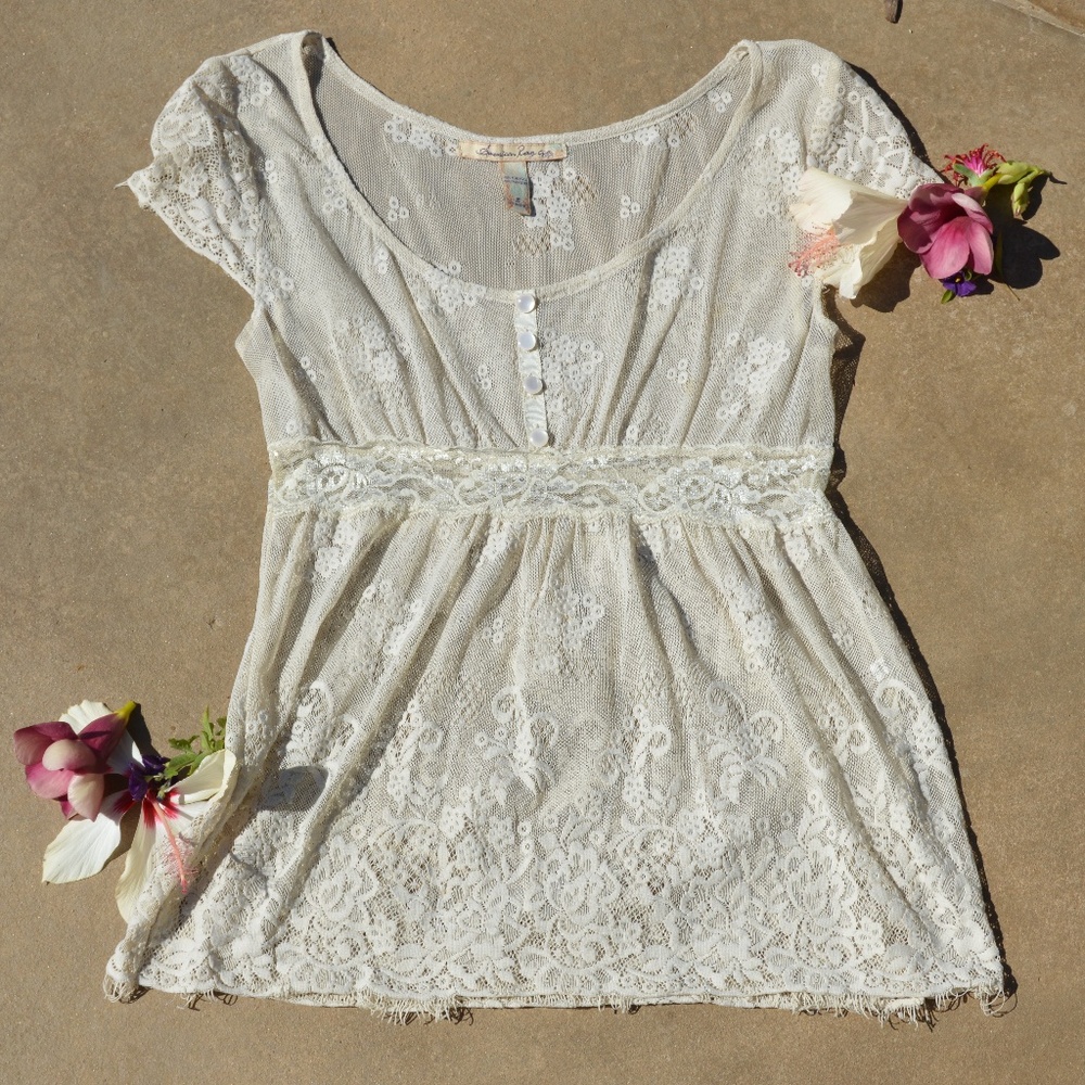 Sheer Lace Top